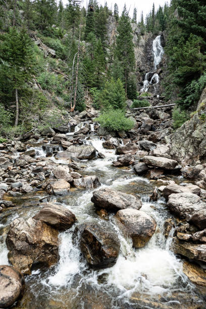 istock Fish Creek Falls in Colorado 1300578174