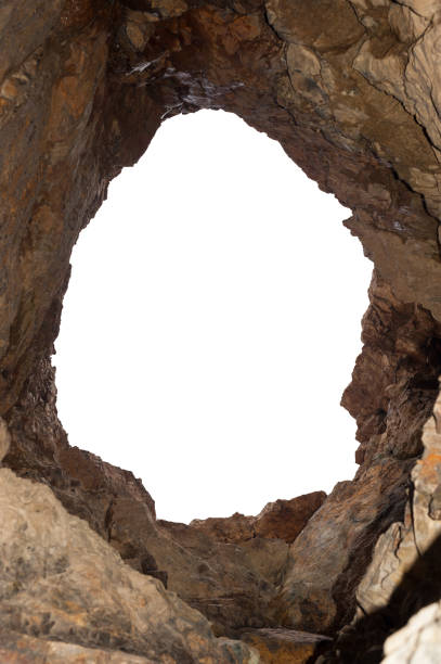istock Cave hole to the outside 1300581205