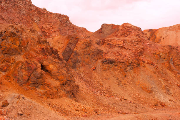 istock Landscape of the planet Mars 1300581223