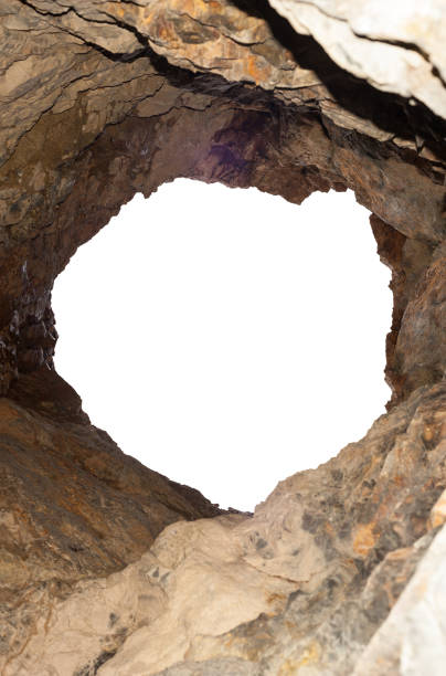 istock Cave hole to the outside 1300582064