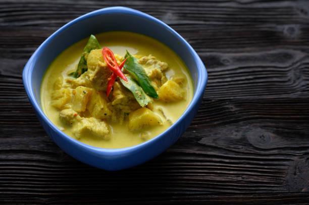 istock Southern Thai  style curry with pork and pineapple 1300596952