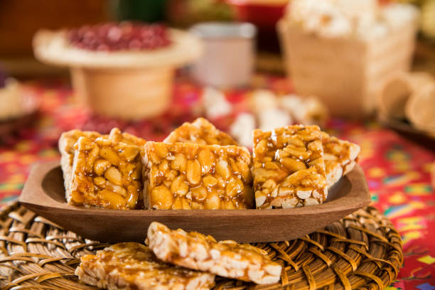 istock Typical Brazilian junina party sweets. Pe de kid. 1300597802