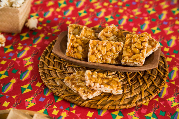 istock Typical Brazilian junina party sweets. Pe de kid. 1300597809