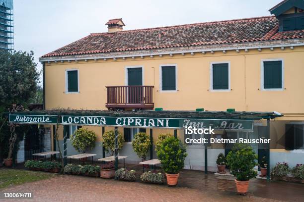 Locanda Cipriani Restaurant Inn And Bar On Torcello Venice Stock Photo - Download Image Now