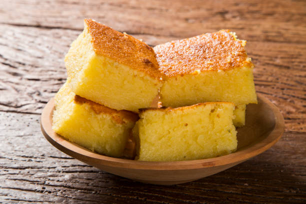 istock Pieces of cupuacu cake 1300617406