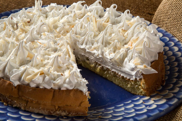 istock Slice of Chestnut pie 1300618274