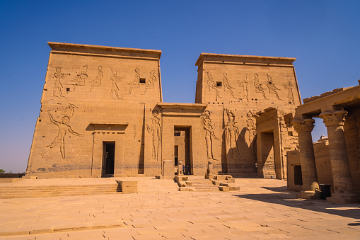 Temple of Ramses II at Abu Simbel, Egypt.
