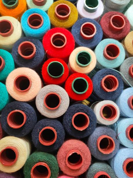 istock Pretty yarn multicolour color 1300621493
