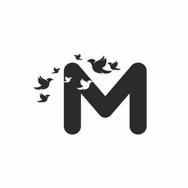 Native Lettering M 90+ Letter M Font Silhouette Illustrations, Royalty-Free Vector ...