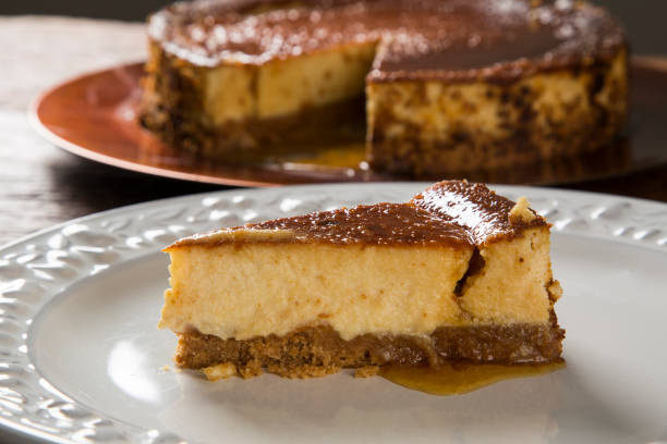istock Delicious cheese cake with honey 1300624645