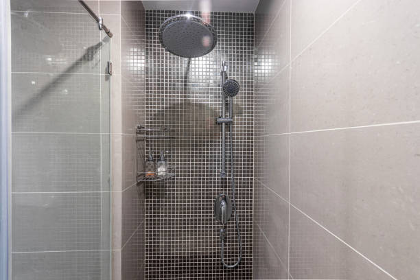 istock Shower With Glass Door 1300624846