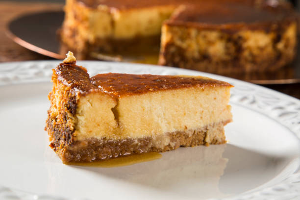 istock Delicious cheese cake with honey 1300625095