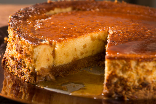 istock Delicious cheese cake with honey 1300625893