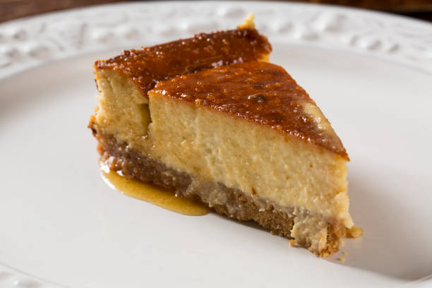 istock Delicious cheese cake with honey 1300626071