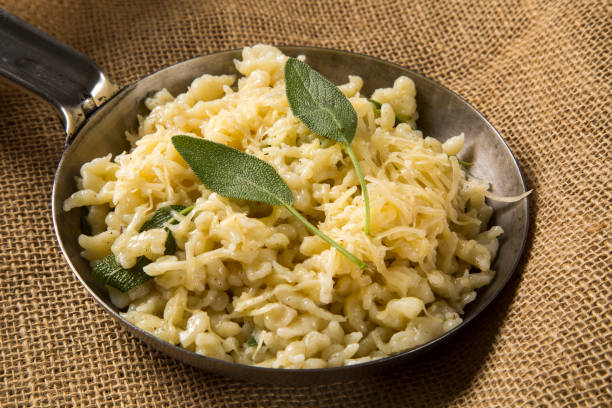 istock Traditional Bavarian spaetzle, or boiled egg noodles. 1300629834