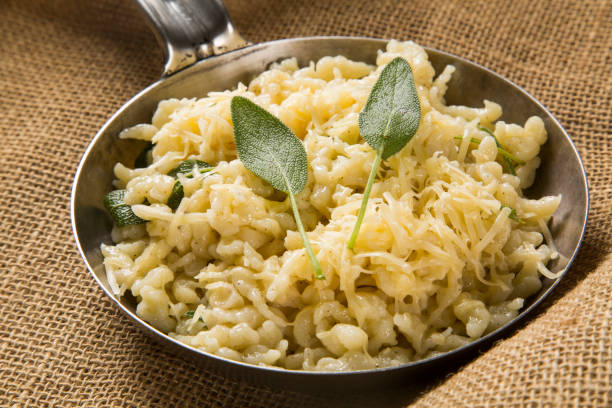 istock Traditional Bavarian spaetzle, or boiled egg noodles. 1300629907