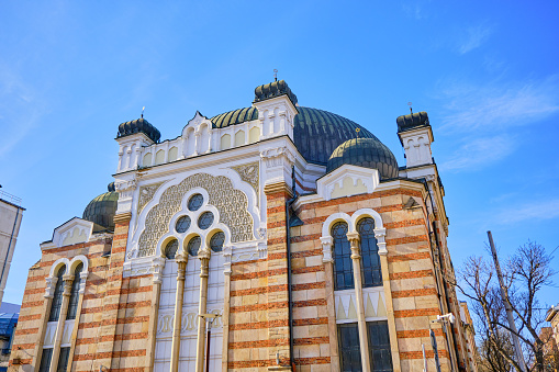 Sofia Synagogue and The Rohr Chabad Jewish Community Center with its beautiful architecture.