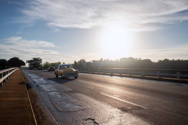istock Vintage classic american car in Cuba 1300631983