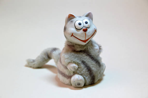 the figure of a cat close-up