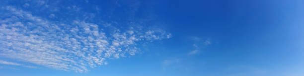 istock Panorama sky with cloud on a sunny day. 1300637418
