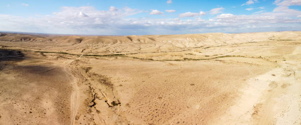 istock Majestic panorama of desert at winter 1300640761
