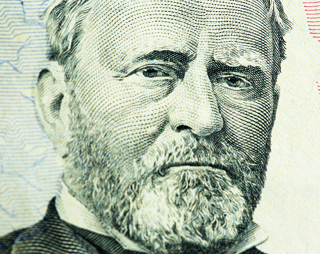 Ulysses S Grant on the US $50 bill.