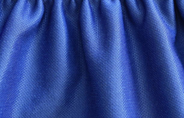 blue fabric texture and background close up of blue fabric texture and background spandex stock pictures, royalty-free photos & images