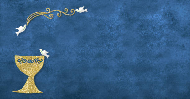 istock Christening, background for card invitations. 1300650782