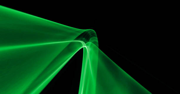 istock green stripes on a black background. background 1300655375