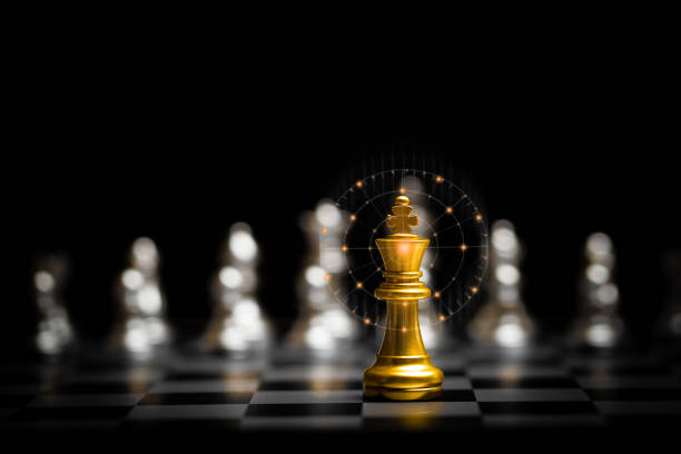 istock Chess board game for ideas and competition and strategy, business success concept. 1300657954