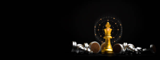 istock Chess board game for ideas and competition and strategy, business success concept. 1300657962