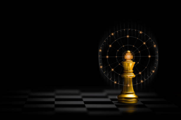 istock Chess board game for ideas and competition and strategy, business success concept. 1300657991