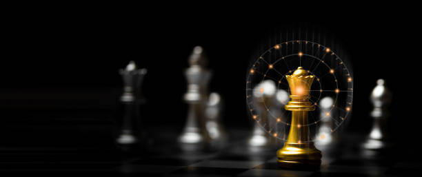 istock Chess board game for ideas and competition and strategy, business success concept. 1300658002