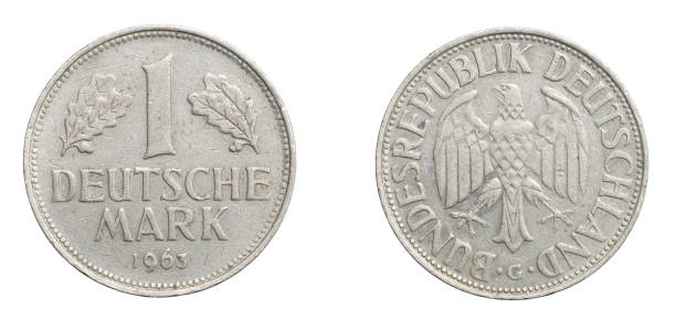 istock one germany mark coin on a white isolated background 1300660272