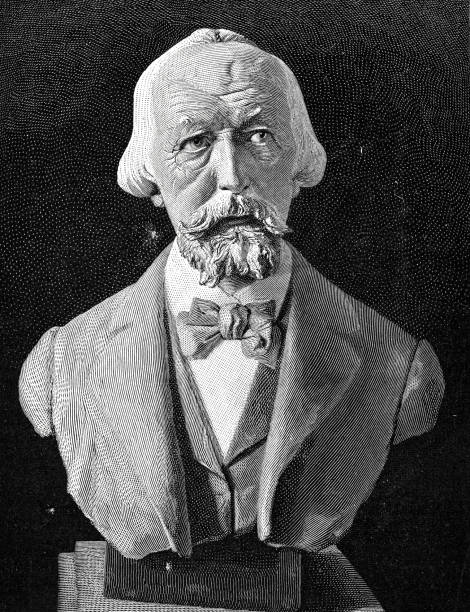 istock Bust of Klaus Johann Groth, German poet and writer, 1819-1899 1300662243