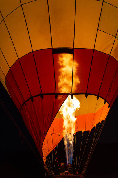 istock Flame to fill with hot air a balloon 1300664091