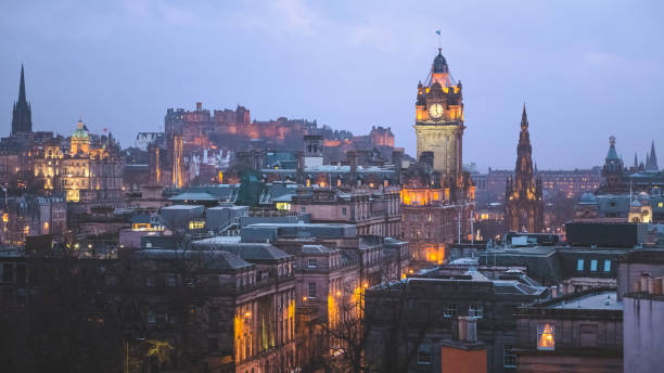 istock Evening view Edinburgh, Scotland from Calton Hill 1300665050