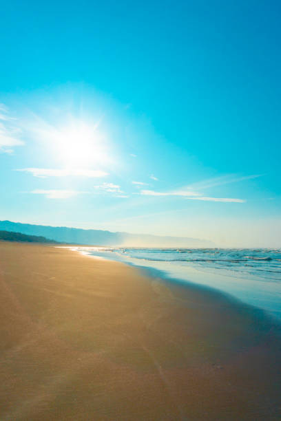 Beautiful sunrise over the sea