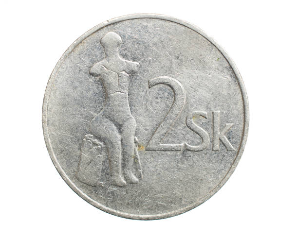 istock two slovakia koruna coin on white isolated background 1300666921