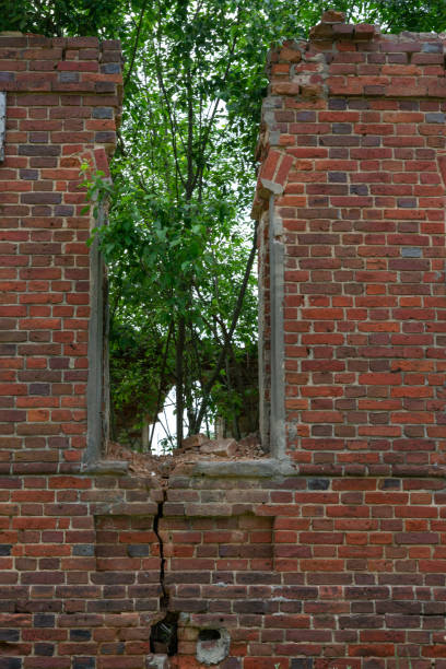 istock ruins of an old red brick building 1300679123