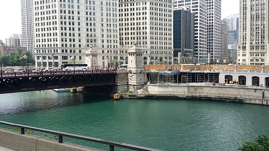 The Chicago River in Chicago. Il.