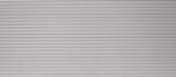 istock aluminum Facade. corrugated iron sheet or trapezoidal sheet metal 1300683757