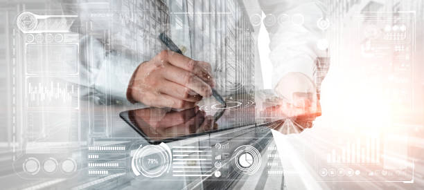 istock Advanced communication and global internet network connection in smart city 1300693525