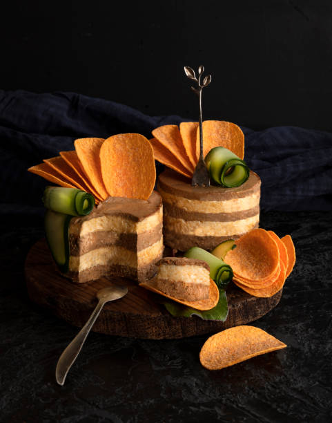 Puff pastry of liver and cheese