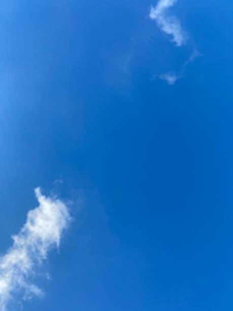 구름이 있는 푸른 하늘 - 3670 뉴스 사진 이미지