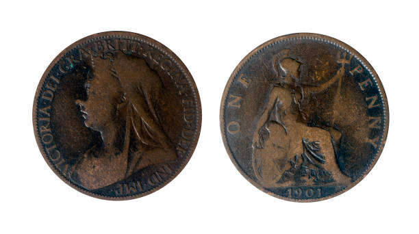 istock One Penny Victoria 1901 UK 1300708286