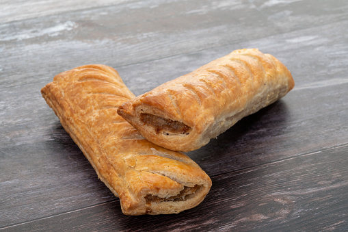 Two sausage rolls