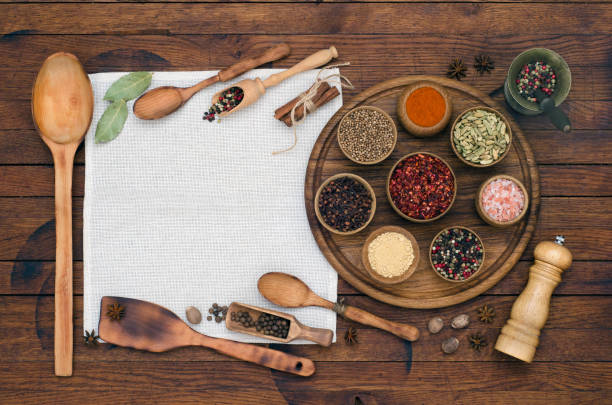 istock Set of various spices and herbs for cooking 1300720403