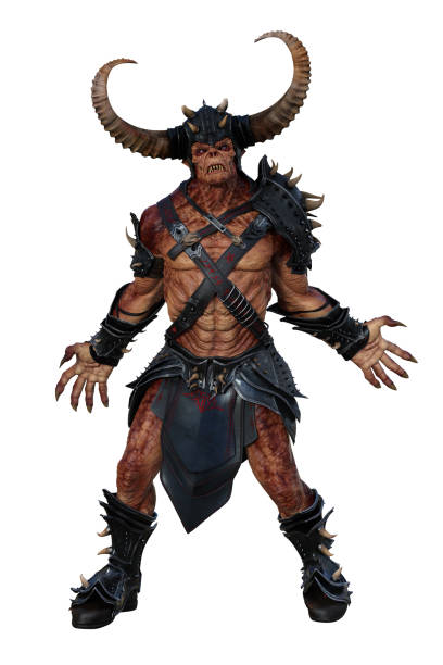 istock Demon in battle gear 1300721463