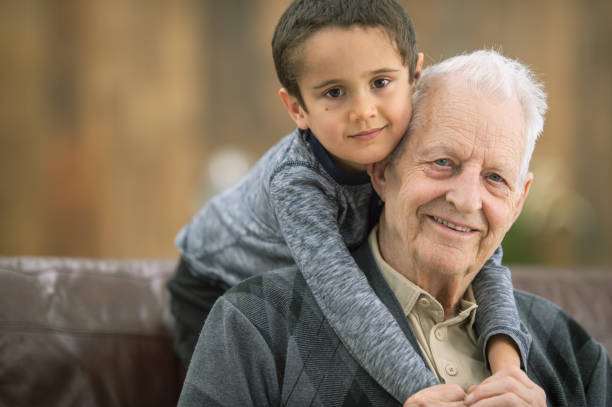 istock Grandfather and grandson bond 1300739713